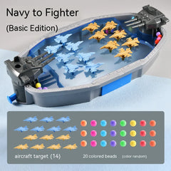 Sparty GameTable Game Mini Tabletop Game Navy Battles Board Game Competition Launch Toy for Toddler