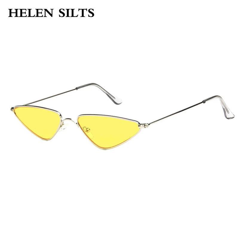 Cat Eye Sunglasses For Men Classic Metal Multicolor Lens Female Male Sun Glasses Eyewear