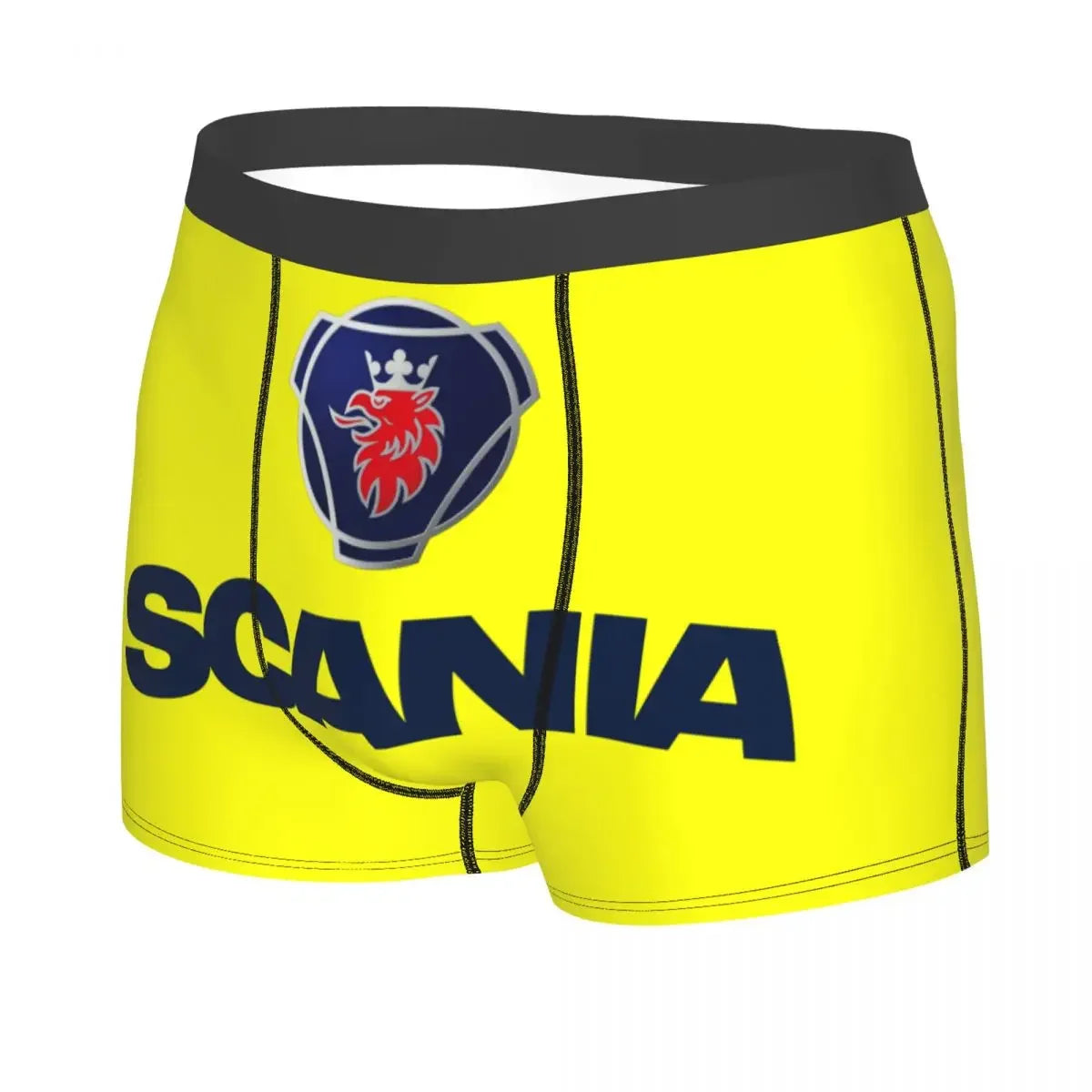 Custom Swedish Saabs Scanias Boxer Shorts For Homme 3D Printed Automobile Trucks Underwear Panties Briefs Soft Underpants