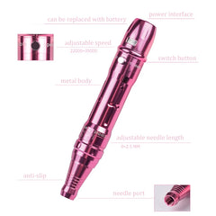 Professional Wireless Microblading Pen Permanent Makeup Machine Tattoo Pen Beauty Eyebrow Lip Eyeliner Tattoo Equipment