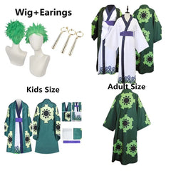 Kids Children Kimono Robe Cloak Belt Outfits Halloween Carnival Party Suit