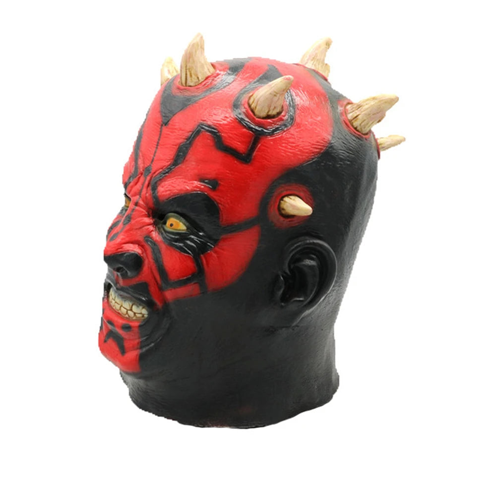 Darth Maul Latex Mask Halloween Horror Film And Television Animation Shooting Props Darth Maul Cosplay Party Full Head Costume