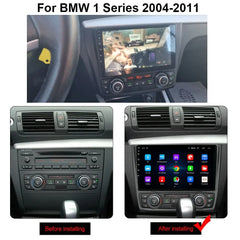8G 128G Android 13 Car Radio Multimedia Player For BMW 1-Series 1 Series E88 E82 E81 E87 2004-2011 Navigation Stereo GPS No 2Din