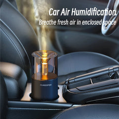 Mini Portable Car Aromatherapy Essential Oil Diffuser with LED Light