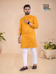 Sultan Heavy Banglori Silk Mens Party Wear Kurta Payjama For All Type Of Functions