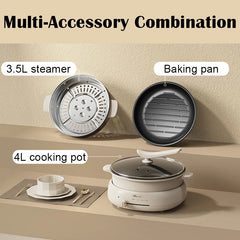 Electric chaffy dish electric steamer multi-purpose pot electric cooker multi-purpose pot