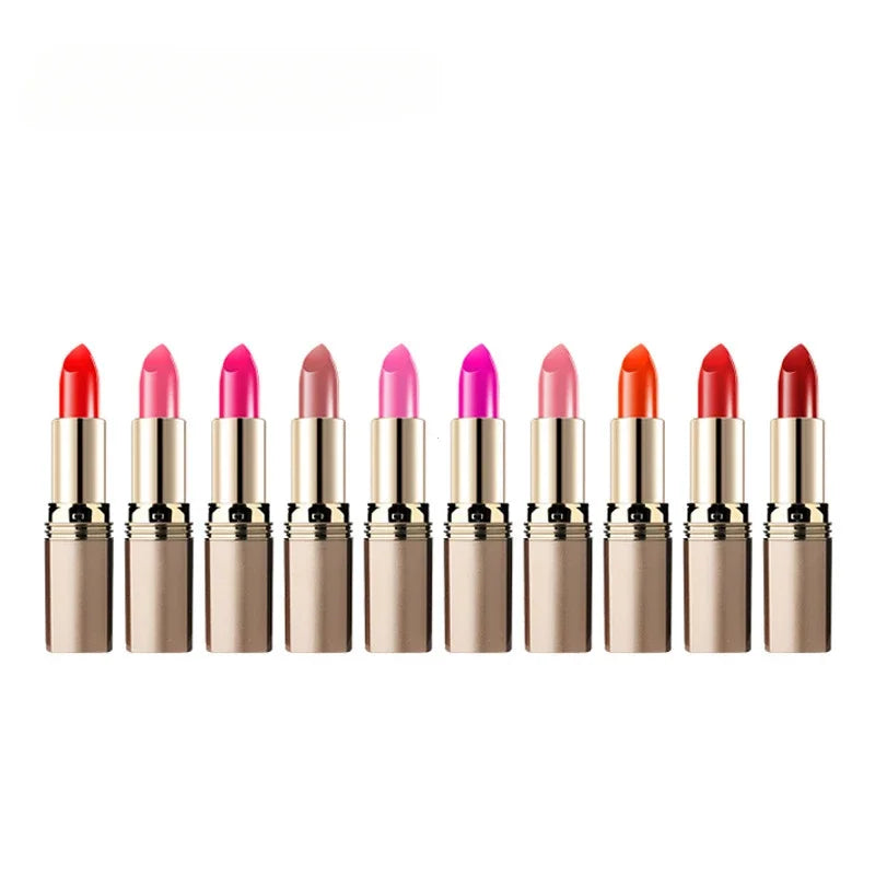 Pink Lipstick Waterproof Long Lasting Red Lipsticks Resistant Rose Lip Stick Velvet Lipstic