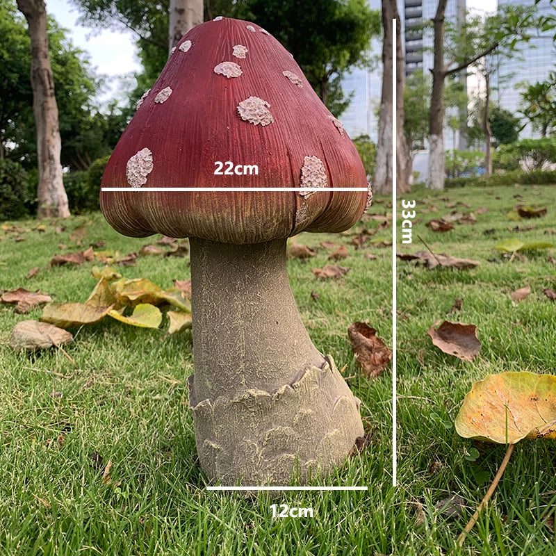 Creative Mushrooms Outdoor Garden Decoration for Lawn and Kindergarten Landscaping