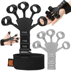 Silicone Grip Training and Exercise Finger Exercise Stretcher Hand Strengthener Arthritis Grip Trainer