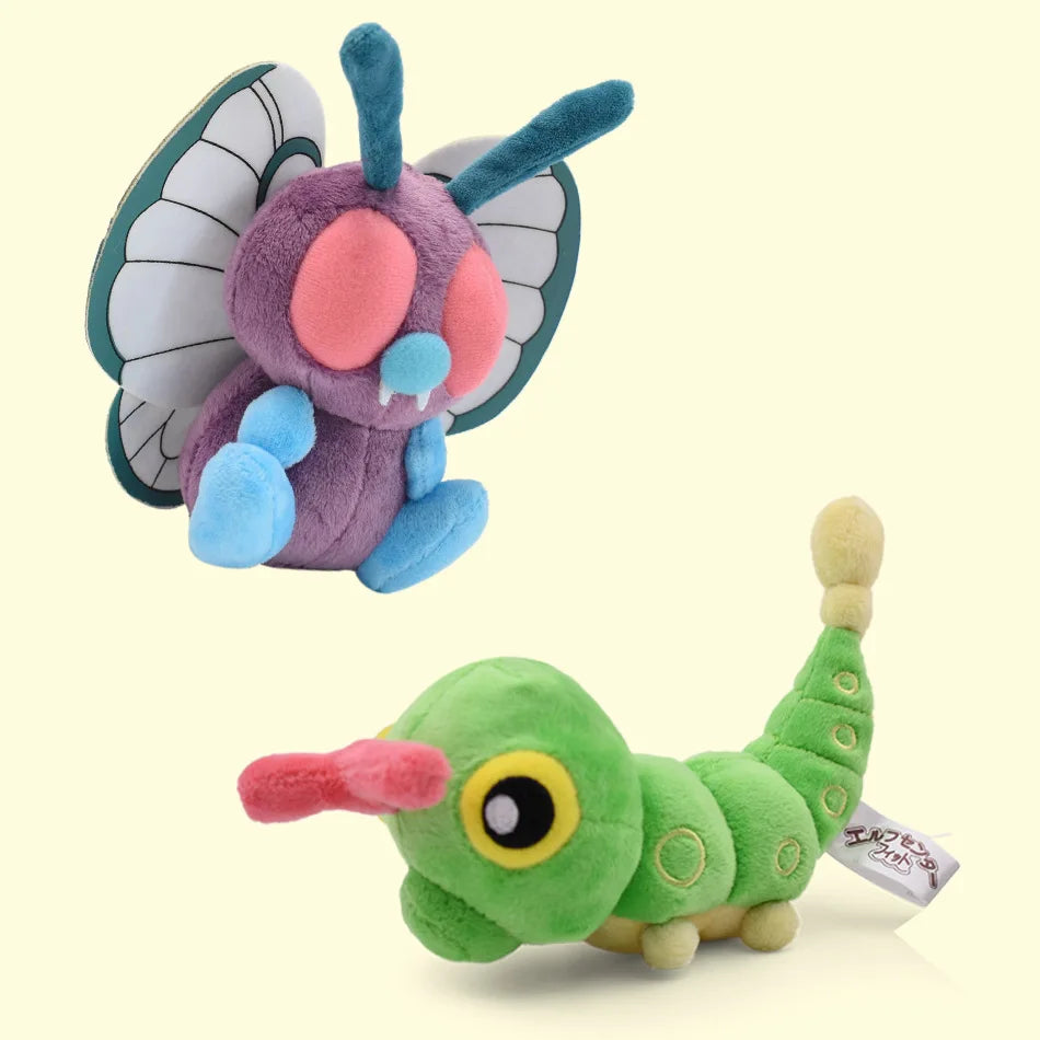 Pokemon Butter free Caterpie Scolipede Weedle Plush Cartoon Cute Plush Toys