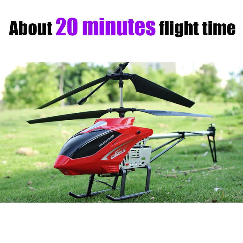 Large Remote Control Helicopter 80cm Extra 3.5CH 2.4G Rc Drone Durable Charging Toy Drone Model UAV Outdoor Aircraft Helicopter