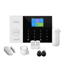 New GSM Home Security Alarm System For Tuya Smart Home WiFi Burglar Alarm Works Alexa & Google Alarma De Seguridad Para El Hogar