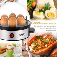 Convenient Egg Cooker Electric Egg Cooker 7pcs Egg Steamer Egg Cooker Kitchen Cooking Tools Egg