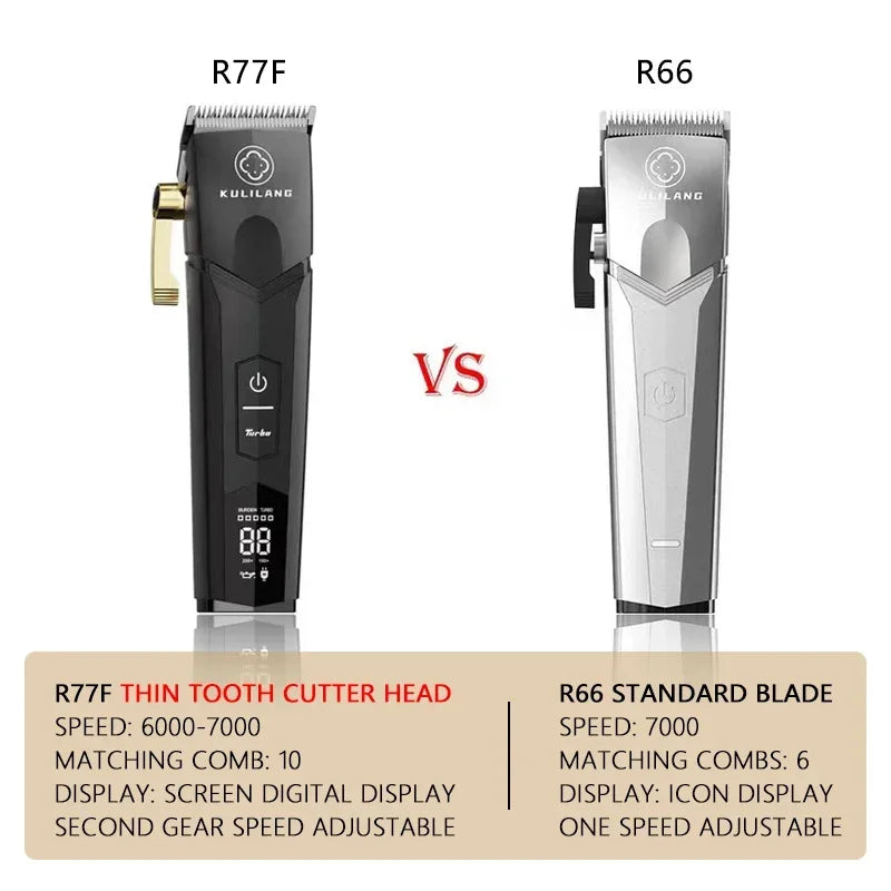 Hair Clipper with Replacement Blade Hair Trimmer for Men Professional Rechargeable Hair Cutting Machine