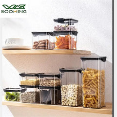 Sealed Can Kitchen Storage Box Transparent Food Transparent Container Moisture Proof Storage Box