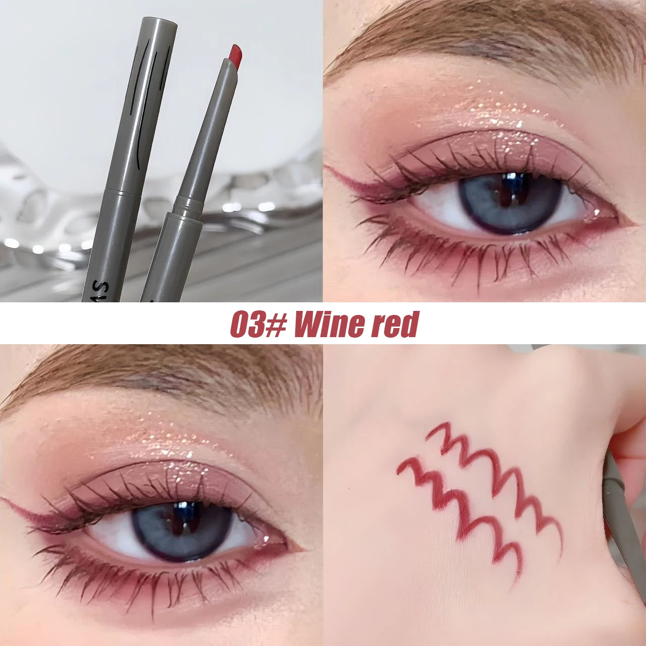 Silky Long-lasting Eye Liner Pencil  Eyeliner Pen