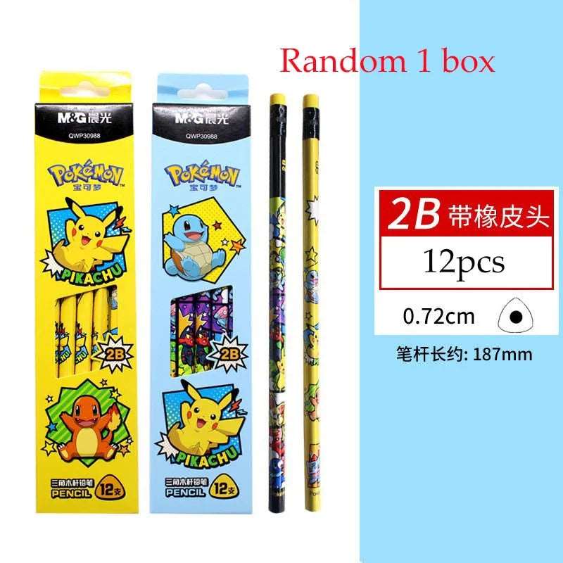 12pcs Pokemon Pencil Set