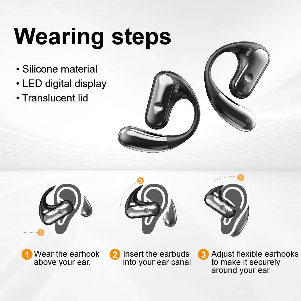 TWS Wireless Earphone, Bluetooth Headphones with Mic