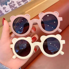 Fashion Children Sunglasses Classic Round Cute Bear Cartoon Sunglasses Girls Boys Kids Sun Glasses UV400 Eyewear Baby Glasses