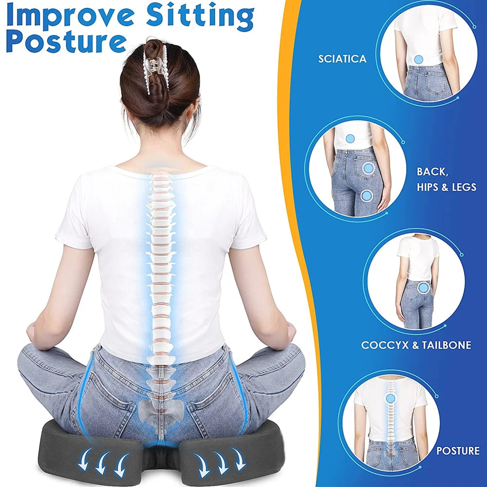 Chair Support Cushion Tailbone Pain Relief Pad