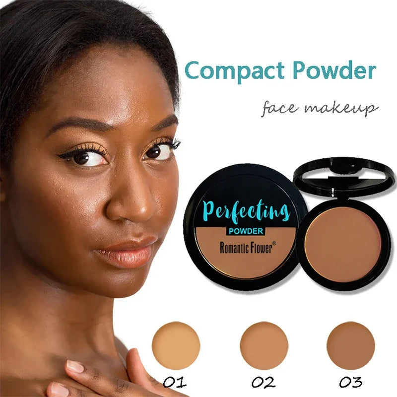 3-color Dark Powder Bronze Powder Dark Skin Foundation