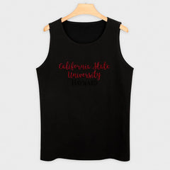 California State University - Hayward Tank Top Men gym sportswear anime gym Top summer