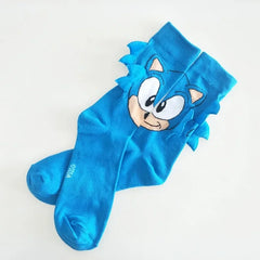 Sonics Child Socks Cute Stocking Anime Kids Boys Cotton Hosiery Cartoon Winter Spring Thin Socks Children Birthday Cute Gifts