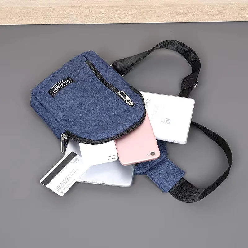 Chest Bag Fashion New Solid Color Men Chest Bag