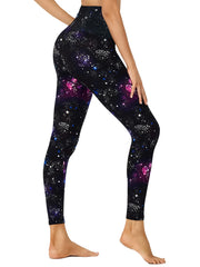 Starry Sky Print Yoga Pants High Waisted Sport Gym Fitness Leggings Female Legging Tummy Control Running Tights Purchasing Agent