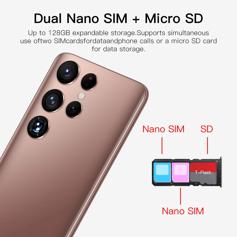 FUFFI S23+ Mobile phones 6.3 inch 3+32GB ROM 3000mAh Battery Smartphone Android 8.1 Google Play Store 5+8MP Original celular