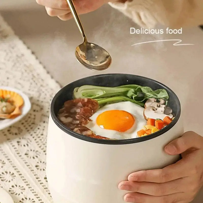 Multifunctional Electric Mimi Cooker Smart Multifunction Cooking Pot Portable 1-2 People Electric Pot Fast Heating