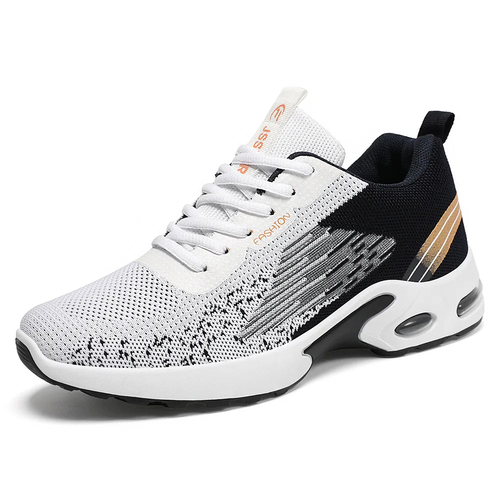 Men's Shoes Spring fashion Soft sole sports single shoes flying woven Casual style men's Running shoes sneakers