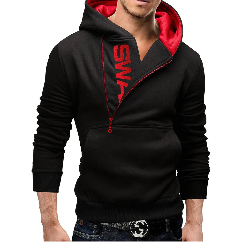 Men's Hoodie Zipper Pocket Polka Pot Print Hoodie Sweatshirt Sport Outdoor Casual Everyday Hoodie Slim Fit Sweatshirt