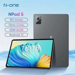 N-ONE NPad S 2023 10.1inch Tablet Pad 1280X800 HD 4GB 64GB Android 12 MTK8183 8-Cores 6600mAh Dual WIFI BT5.0 Tablets