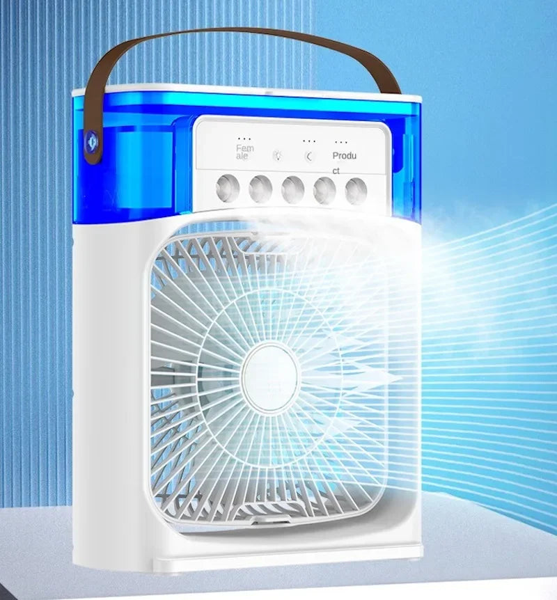 3 Speed Fan Portable Humidifier Fan Air Conditioner Household Small Air Cooler