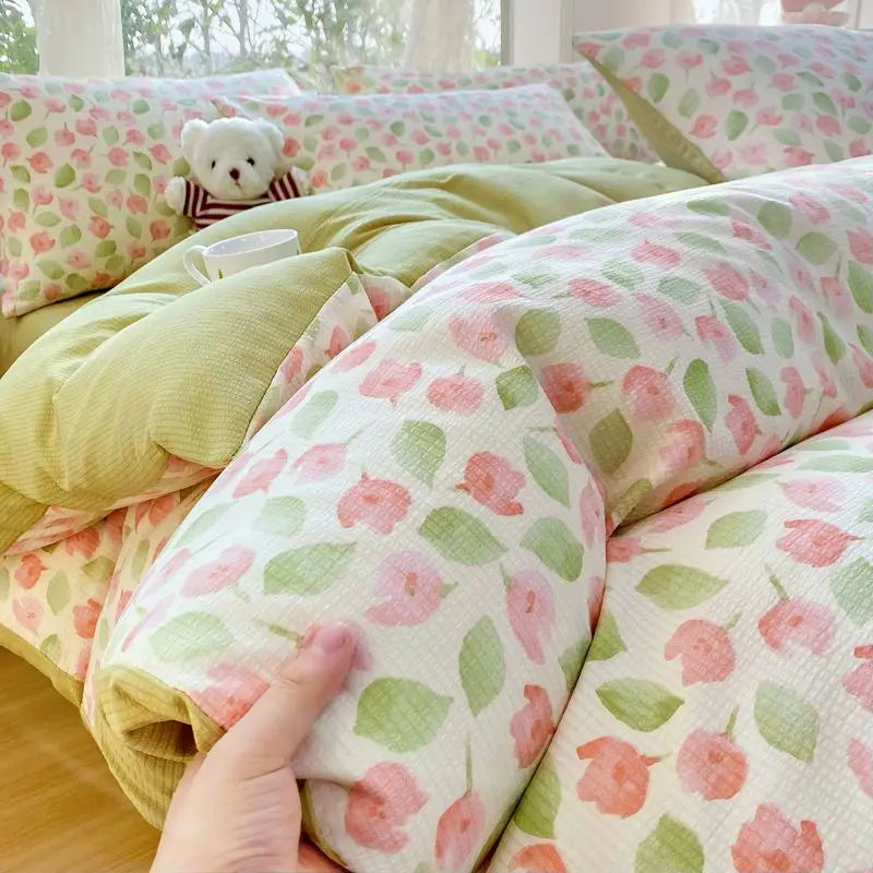 Romantic Floral Duvet Cover Set