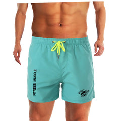 Smmer Bermuda Seaside Beach Shorts Men Quick Drying Swiming Short Pants