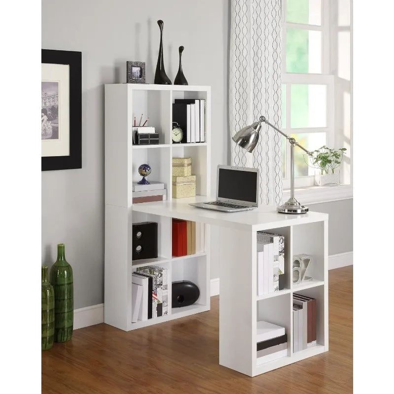 Contemporary Desk, White