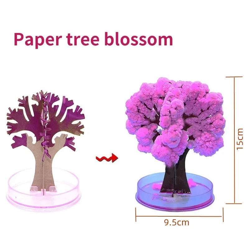 Magic Growing Christmas Tree Paper Crystal Trees Blossom Toys