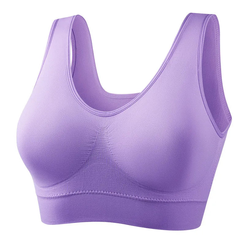 Women Bra Plus Size Seamless Breathable Brassiere Wire Free Bralette Underwear