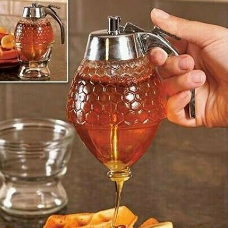Syrup Juice Dispenser Honey Storage Jar