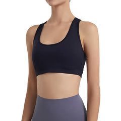 New Style Back Button Adjustable Sports Bra