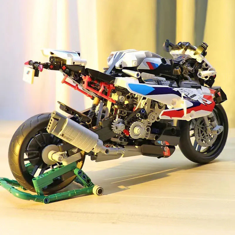 Motorbike Building Block Toy Speed  Vehicle Bricks