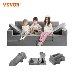 VEVOR Play Couch Kids Sofa Toddler Foam Sofa Couch with High-density 25D Sponge for Playing Creativing Sleeping Kids Furniture