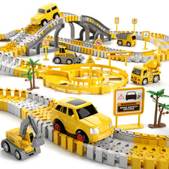 236 PCS Race Tracks Toys Gifts for 3 4 5 Year Old Boys Kids