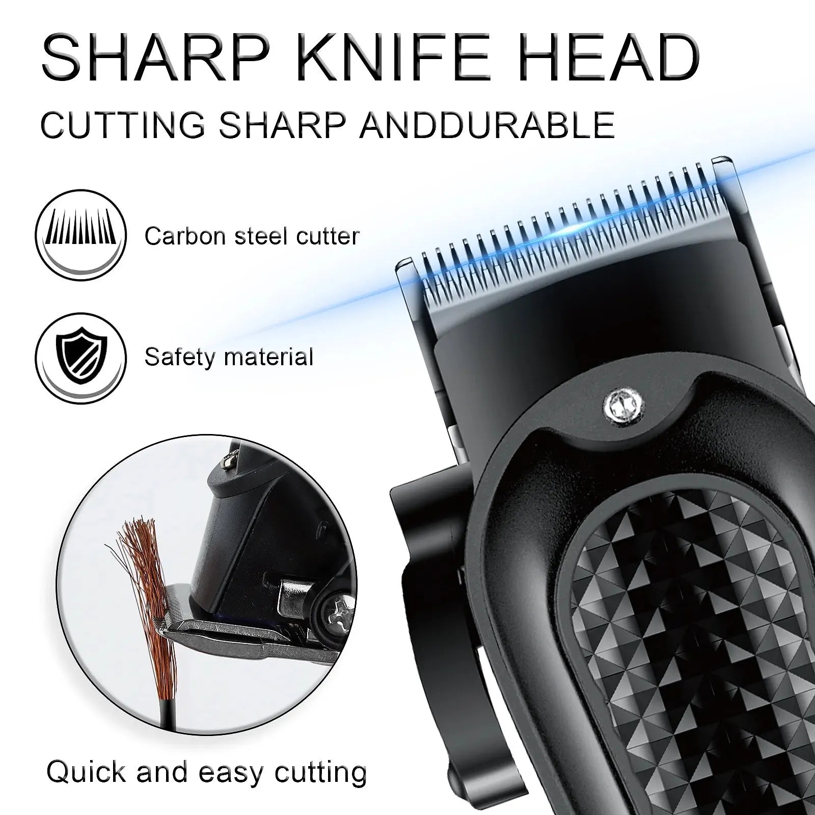 Electric Hair Clipper UBS Rechargeable Cordless Beard Trimmer Men