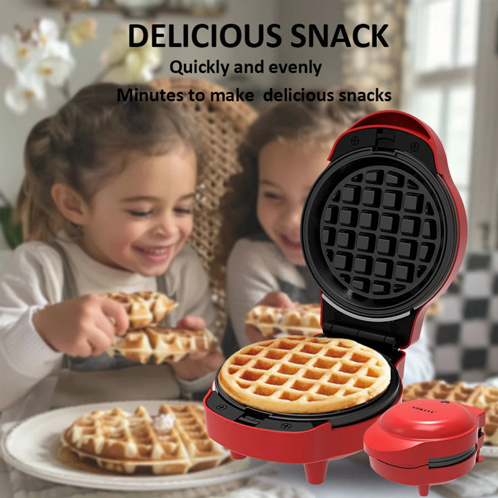 Waffle Maker Pizza Machine Electric Mini Non Stick Heart Egg Bubble Cake Bread Toaste