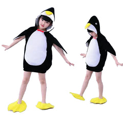 Halloween Penguin Costume Baby Girls Kids Animal Jumpsuit Carnival Party Cosplay Performance Fancy Dress Child Costume