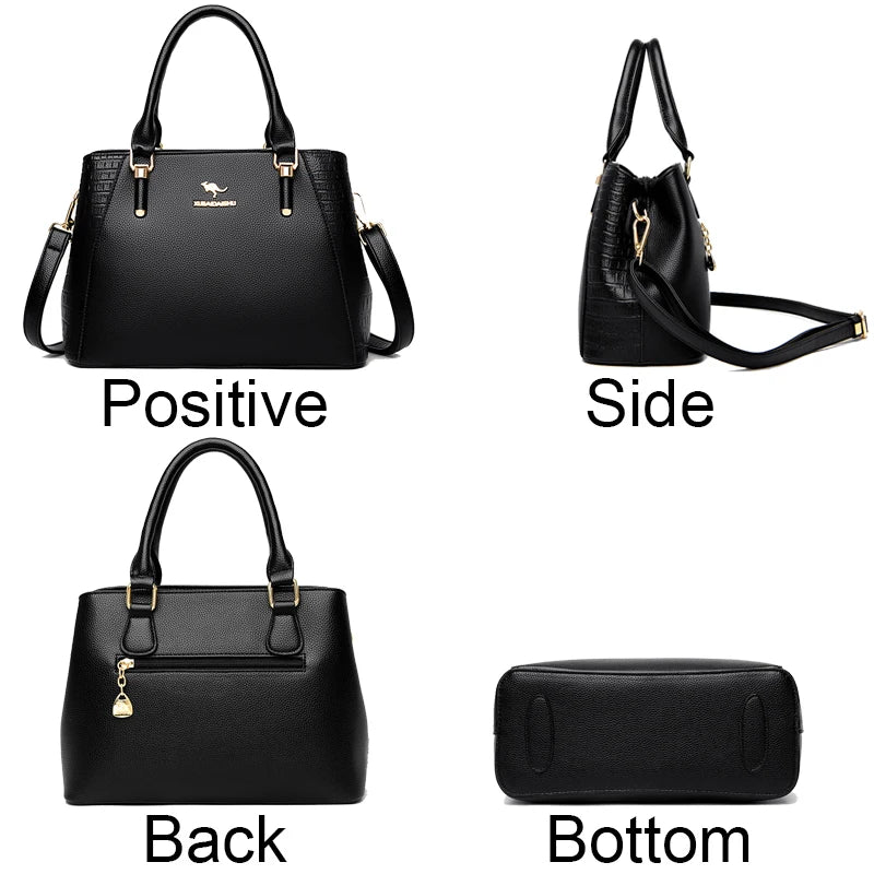 Luxury Designer Handbag Brand High Quality Soft Leather Bags