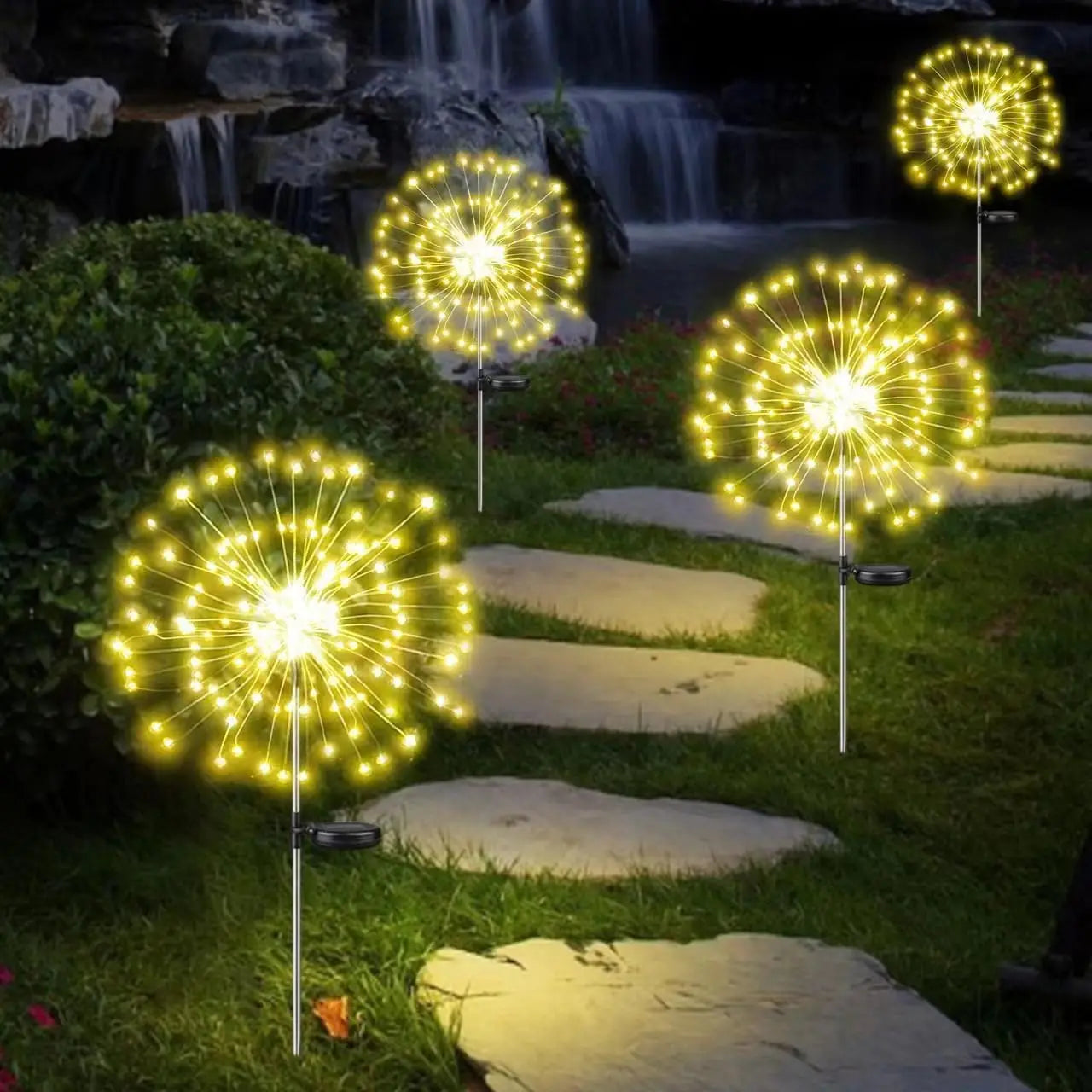 Garden Decoration Solar Light for Outdoors DIY Dandelion Solar Plug Garden Lighting